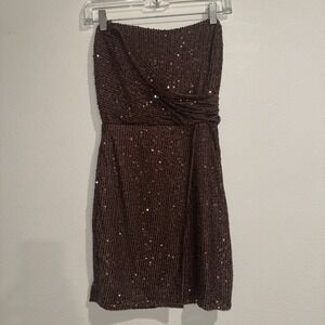 Winsor‎ Mini Dress Sequin Wrap Size M